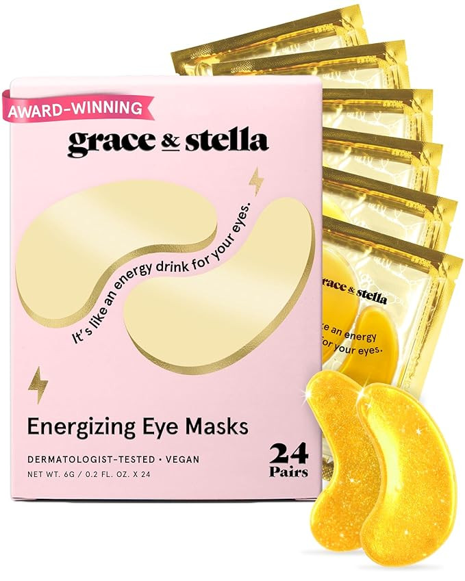 grace & stella Award Winning Under Eye Mask - Travel Essentials - Birthday Gifts for Women - Gel ... | Amazon (US)