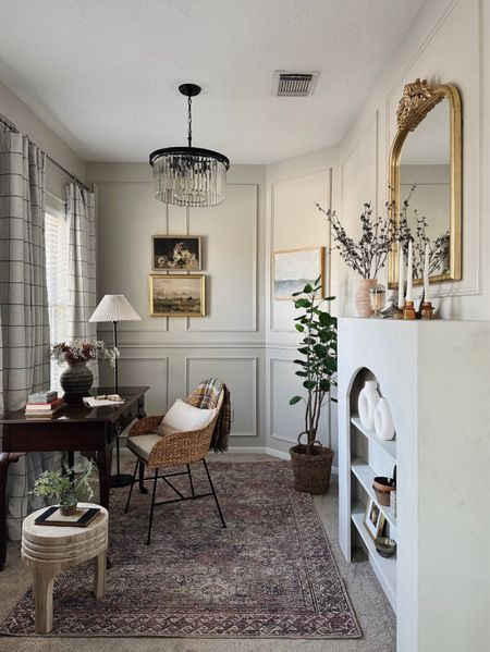 This home office is the perfect mix of glam and traditional style
Ltk home, ltk style tip, chair finds, decor finds, vase finds, rug finds

#LTKStyleTip #LTKSaleAlert #LTKHome