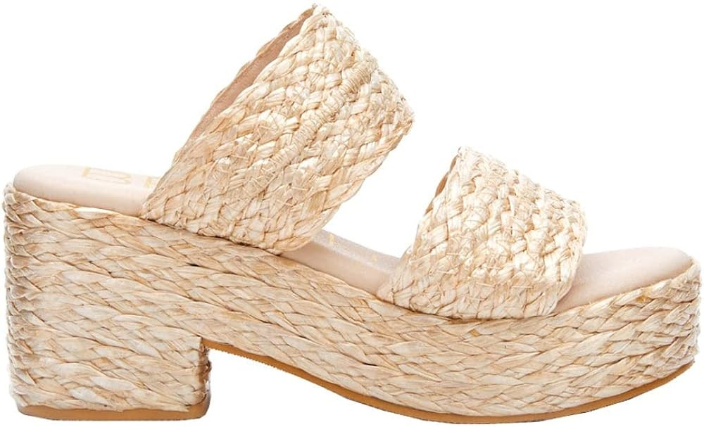 BEACH by Matisse Womens Oceanave Platform Sandals Casual Low Heel 1-2" - Yellow | Amazon (US)