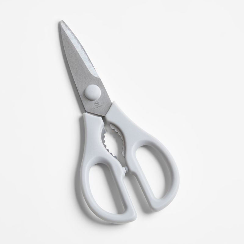 Wüsthof Gourmet Stamped Grey Kitchen Shears + Reviews | Crate & Barrel | Crate & Barrel