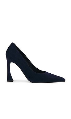 Tony Bianco Swish Pump in Navy Suede from Revolve.com | Revolve Clothing (Global)