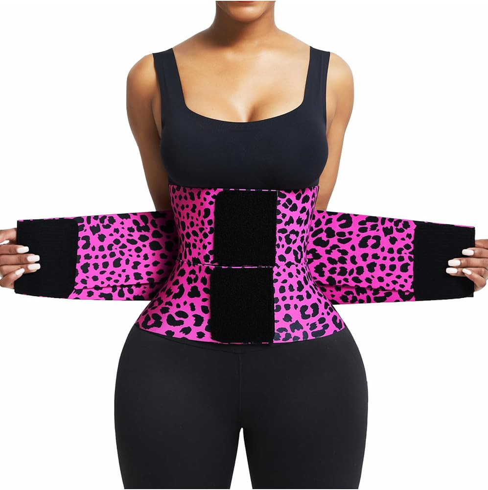 FeelinGirl Waist Trainer Belt Waist Cincher Trimmer Ab Belt Tummy Control Body Shaper with Triple... | Amazon (US)