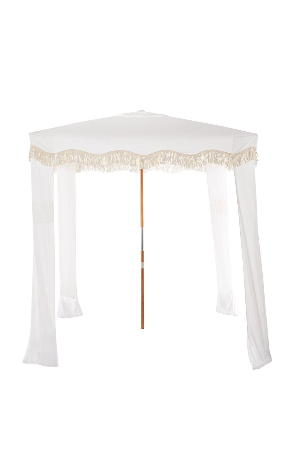 Fringed Canvas Beach Cabana | Moda Operandi Global