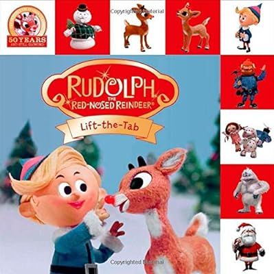 Rudolph the Red-Nosed Reindeer Lift-the-Tab (Lift-the-Flap Tab Books) | Amazon (US)