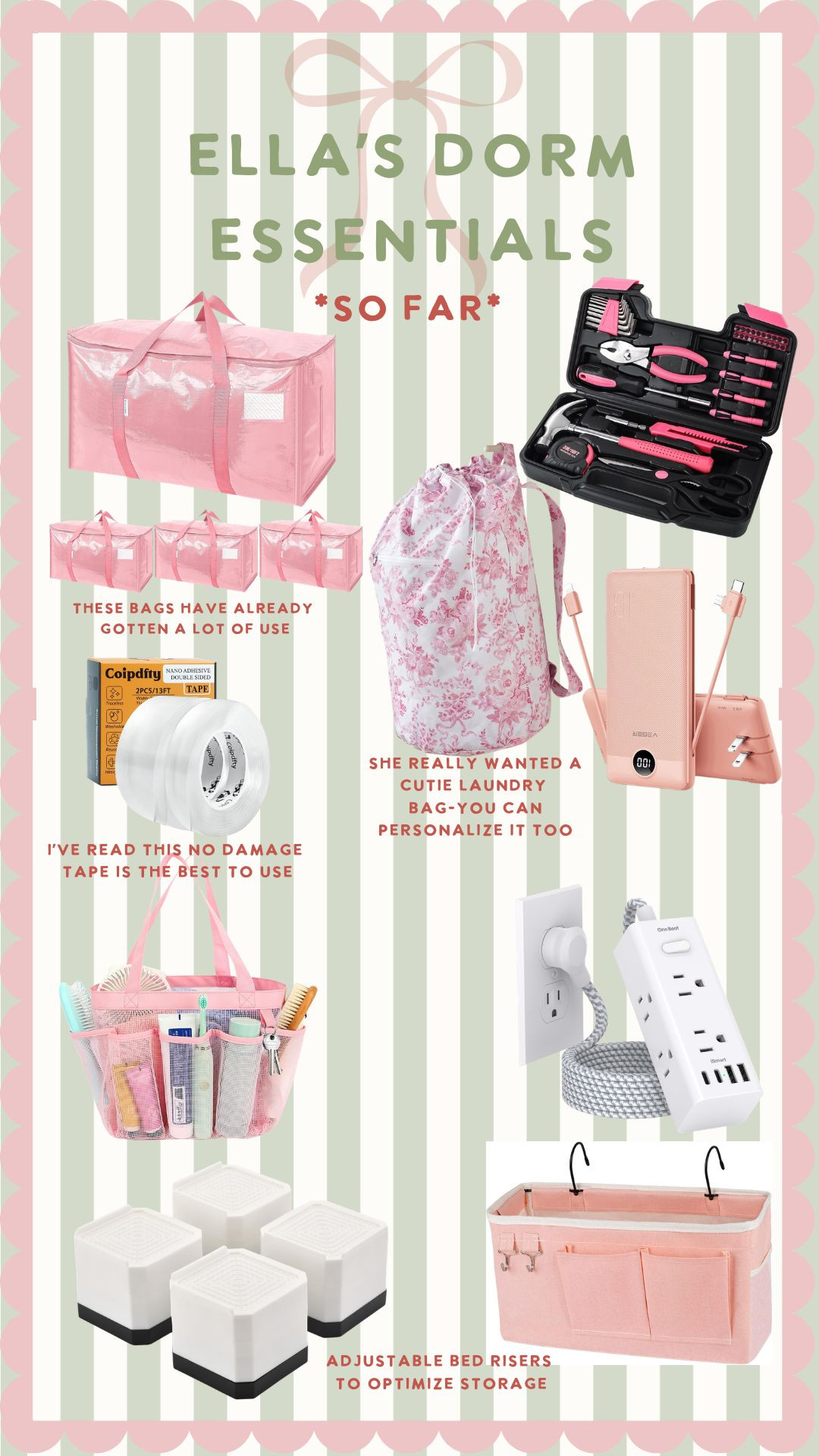 Just a few dorm essentials we have gotten for Ella so far!  

 #LTKU #LTKHome #LTKTravel