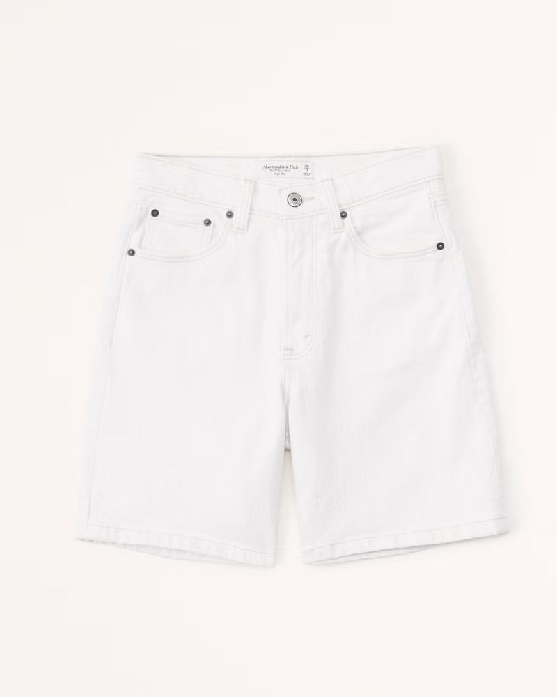 High Rise 7 Inch Dad Short | Abercrombie & Fitch (US)