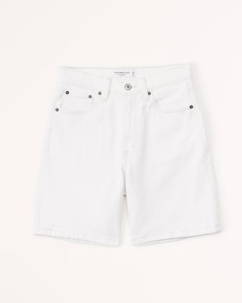 High Rise 7 Inch Dad Short | Abercrombie & Fitch (US)
