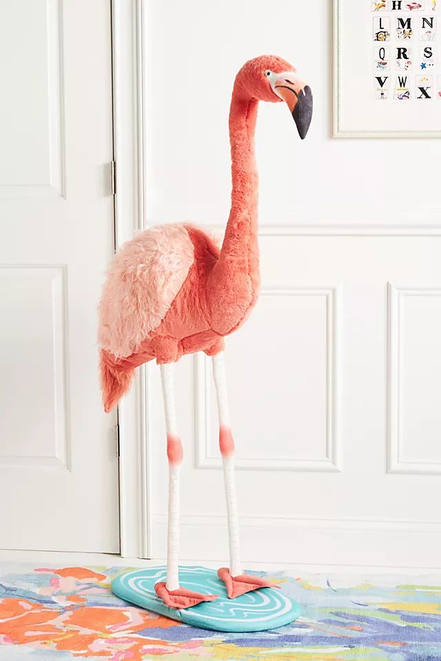 Flamingo Giant Stuffed Animal | Anthropologie (US)
