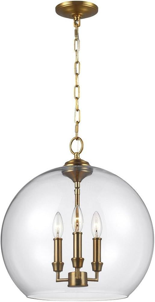 Feiss Lighting-Lawler-Pendant 3 Light in Traditional Style-16 Inch Wide by 16.75 Inch High-Burnis... | Amazon (US)