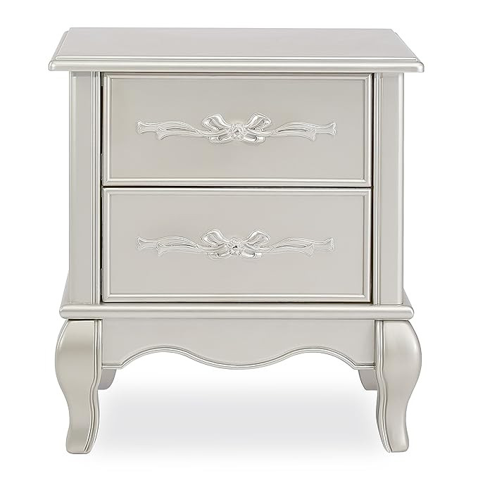 Evolur Aurora Nightstand, Metallic Gold Dust | Amazon (US)