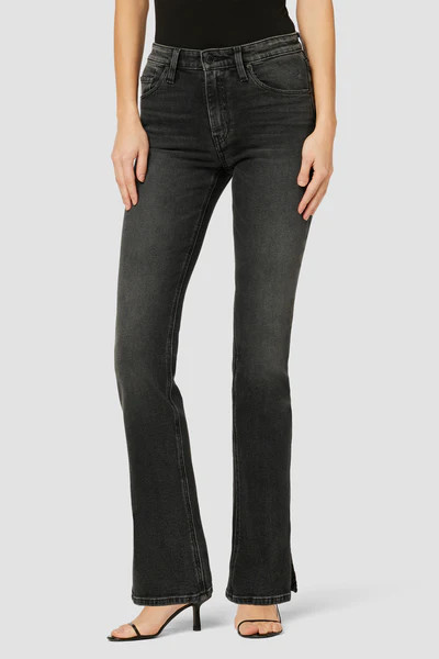 Barbara High-Rise Baby Bootcut Jean w/ Slit Hem | Hudson Jeans