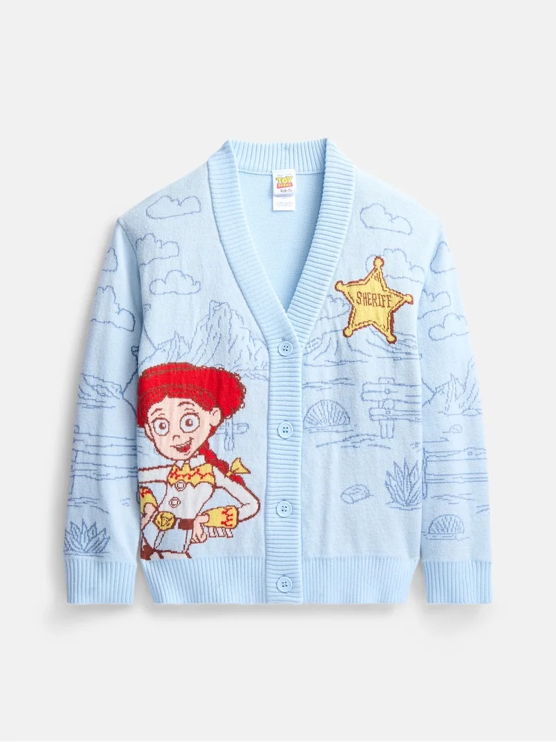 Toy Story Girls Graphic Cardigan with Long Sleeves, Sizes 4-16 | Walmart (US)
