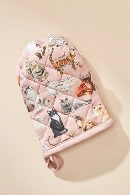 Cat Breeds A-Z Oven Mitt | Anthropologie (US)