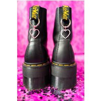 Pink Heart Boot Charms | Etsy (US)