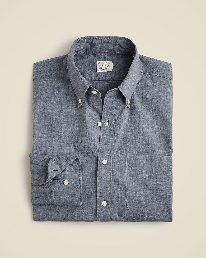 Secret Wash cotton poplin shirt | J. Crew US