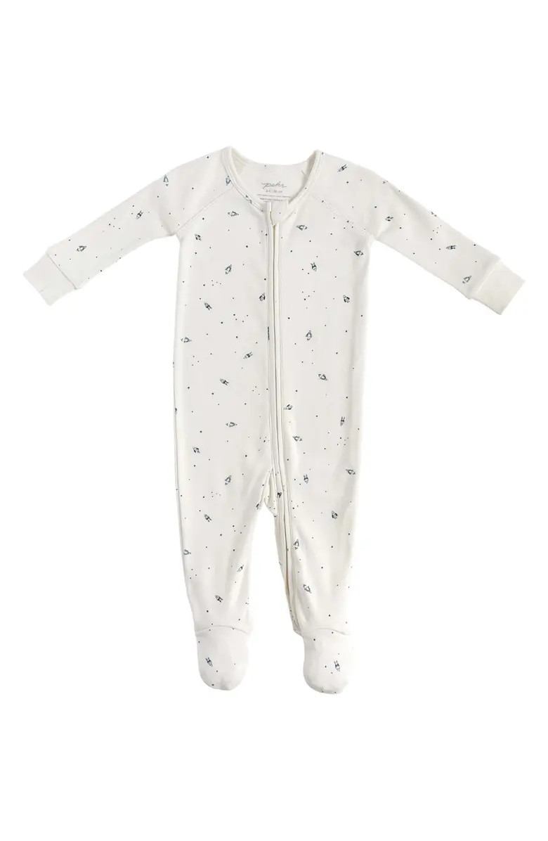 Kids' Rocketman Organic Cotton One-Piece Pajamas | Nordstrom