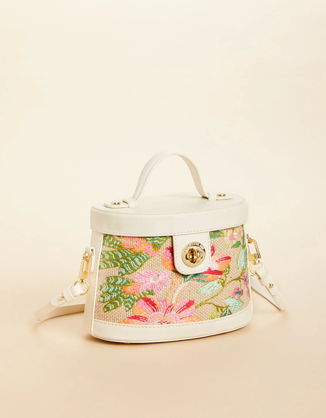 Trunk Crossbody Flamingo Pineapple | Spartina 449