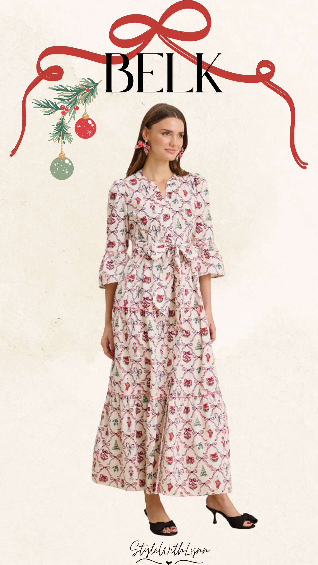 Gorgeous Christmas dress perfect for the upcoming Holiday events. 🎄

#womensChristmasdress #holidayoutfits #belkfinds

 

#LTKSeasonal #LTKStyleTip