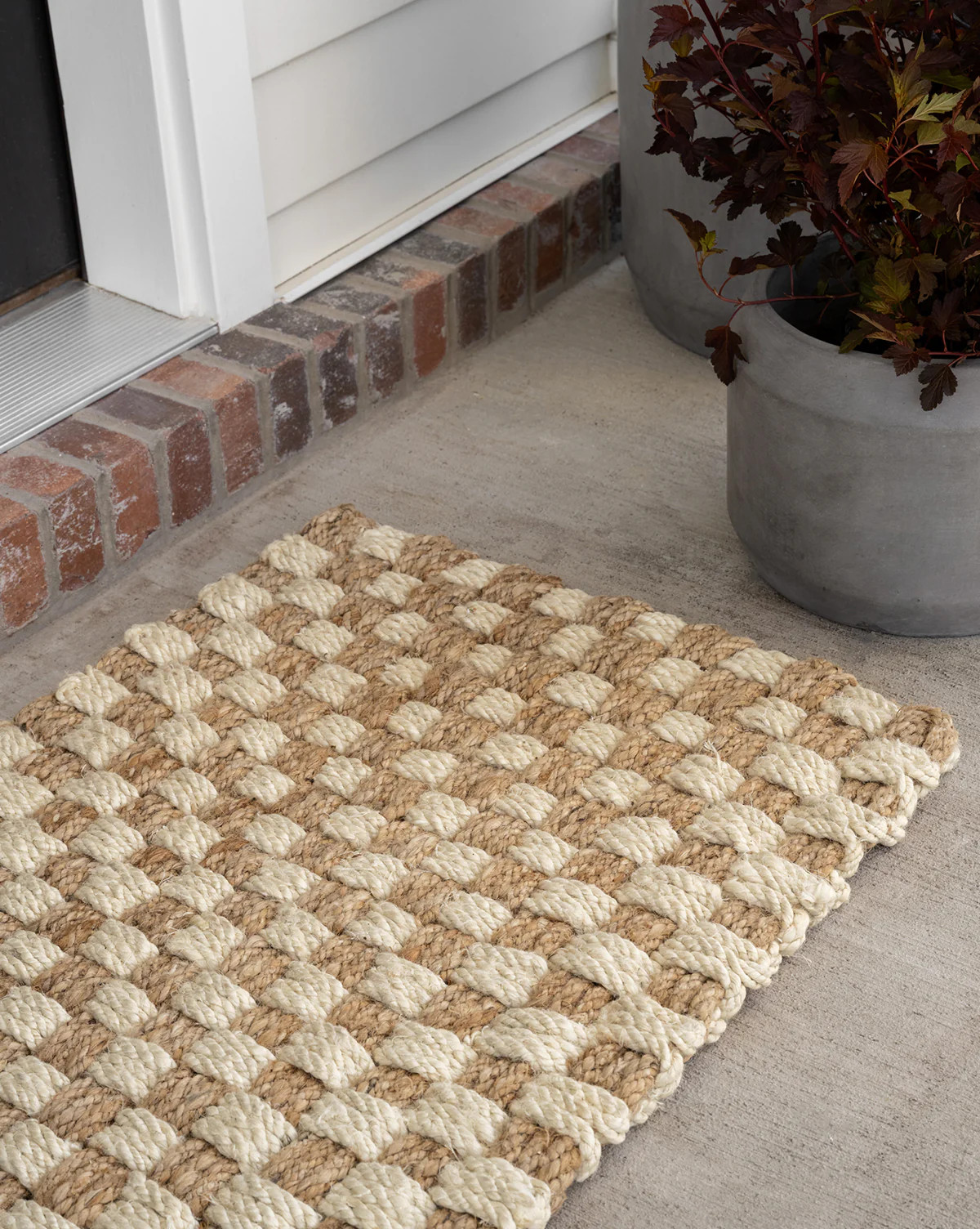 Checker Jute Doormat | McGee & Co. (US)