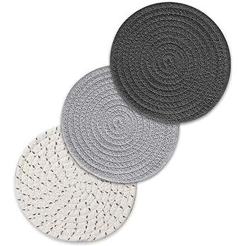 Pot Holders Trivets for Hot Dishes Hot Pads for Kitchen Trivets for Hot Pots and Pans 100% Cotton... | Amazon (US)