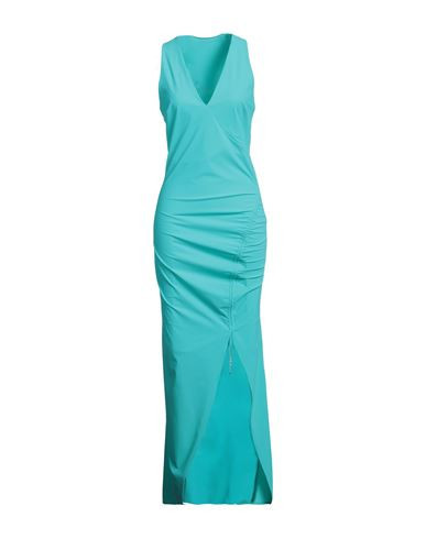 Patrizia Pepe Woman Maxi dress Turquoise Size 0 Polyamide, Elastane | YOOX (US)