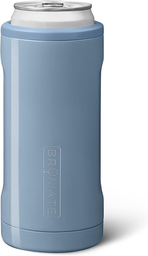 BrüMate Hopsulator Slim Can Cooler Insulated for 12oz Slim Cans | Skinny Can Coozie Insulated St... | Amazon (US)