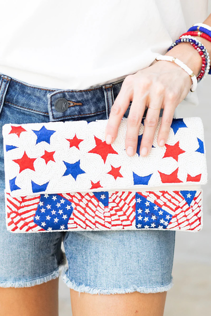 American Flag Clutch | Avara