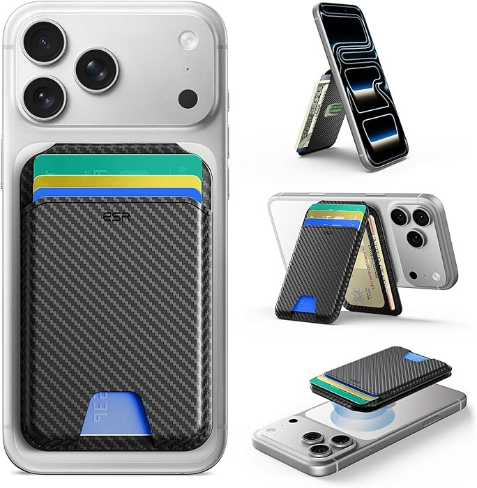 ESR for MagSafe Wallet, 5 Card Holder, RFID Blocking, Magnetic Wallet for iPhone 17/16/15/14/13/1... | Amazon (US)