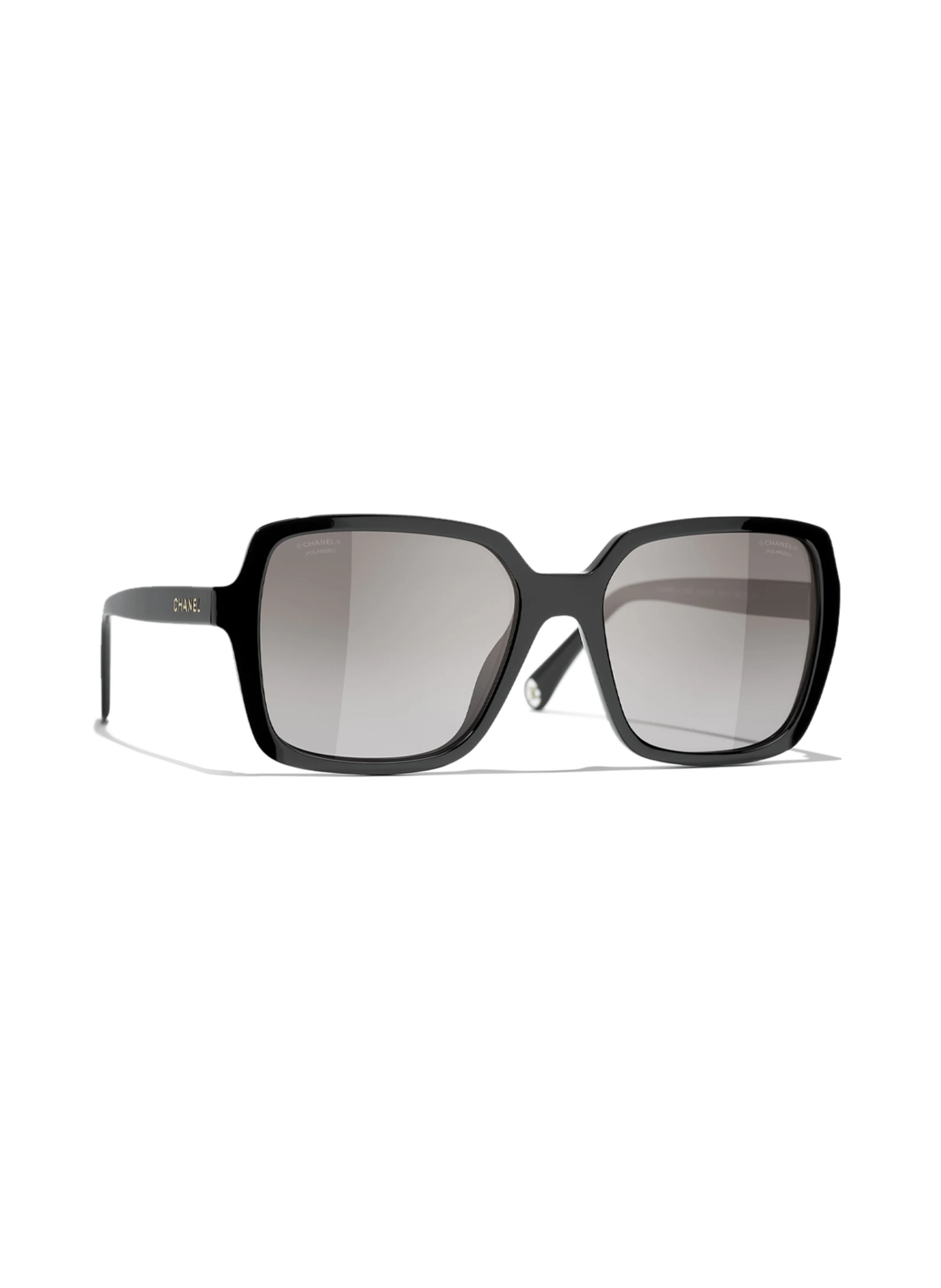 CHANEL Quadratische Sonnenbrille in c622m3 - schwarz/ grau polarisiert | Breuninger (DACH)