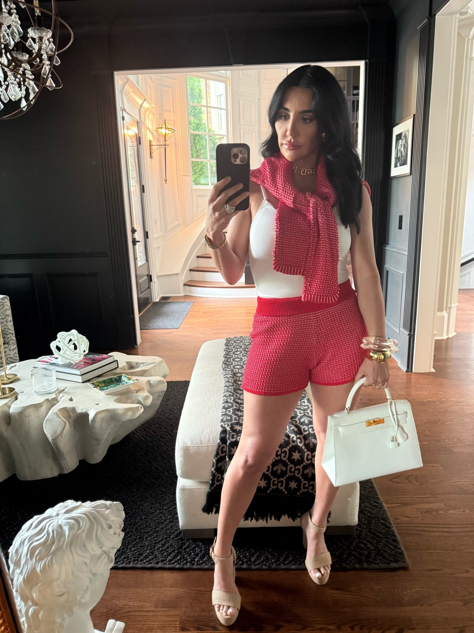 Loving this adorable short & cardigan set by ELLandEmm. It’s from their most recent collection & a great summer dinner look. I paired it with a fun lucite bangle from Alexis Bittar & my Hermes Kelly 29. 

#LTKFindsUnder100 #LTKItBag #LTKSeasonal