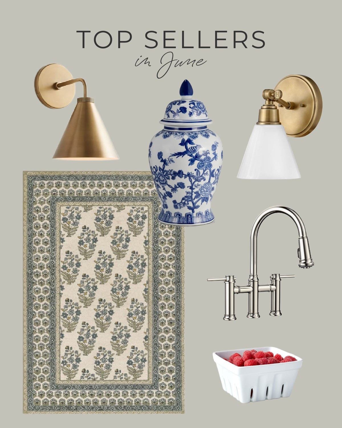 June’s top sellers are full of timeless style. From blue and white ginger jars and vintage-inspired rugs to warm brass sconces, classic faucets, and charming berry baskets, these are the home decor favourites you’ve been loving the most. Creating a traditional home with fresh updated details? You can’t go wrong with these beautiful finds!

#LTKhome #LTKcanada #LTKsale