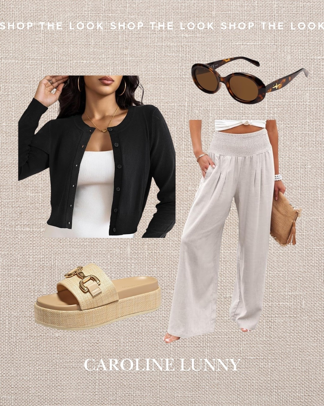 The goal is always that easy Nancy Meyers, CBK, cape cod elevated, but casual look. 

Effortless New England chic with elevated neutrals you can mix + match all season—lightweight wide leg pants, a classic tank, a chic cardigan, and timeless accessories.

This is that ‘old money coastal’ vibe without the price tag… polished, easy, and always put together ✨

Perfect for coastal mornings, coffee runs, errands, or casual dinners by the water. 

#LTKootd #LTKSaleAlert #LTKMidsize