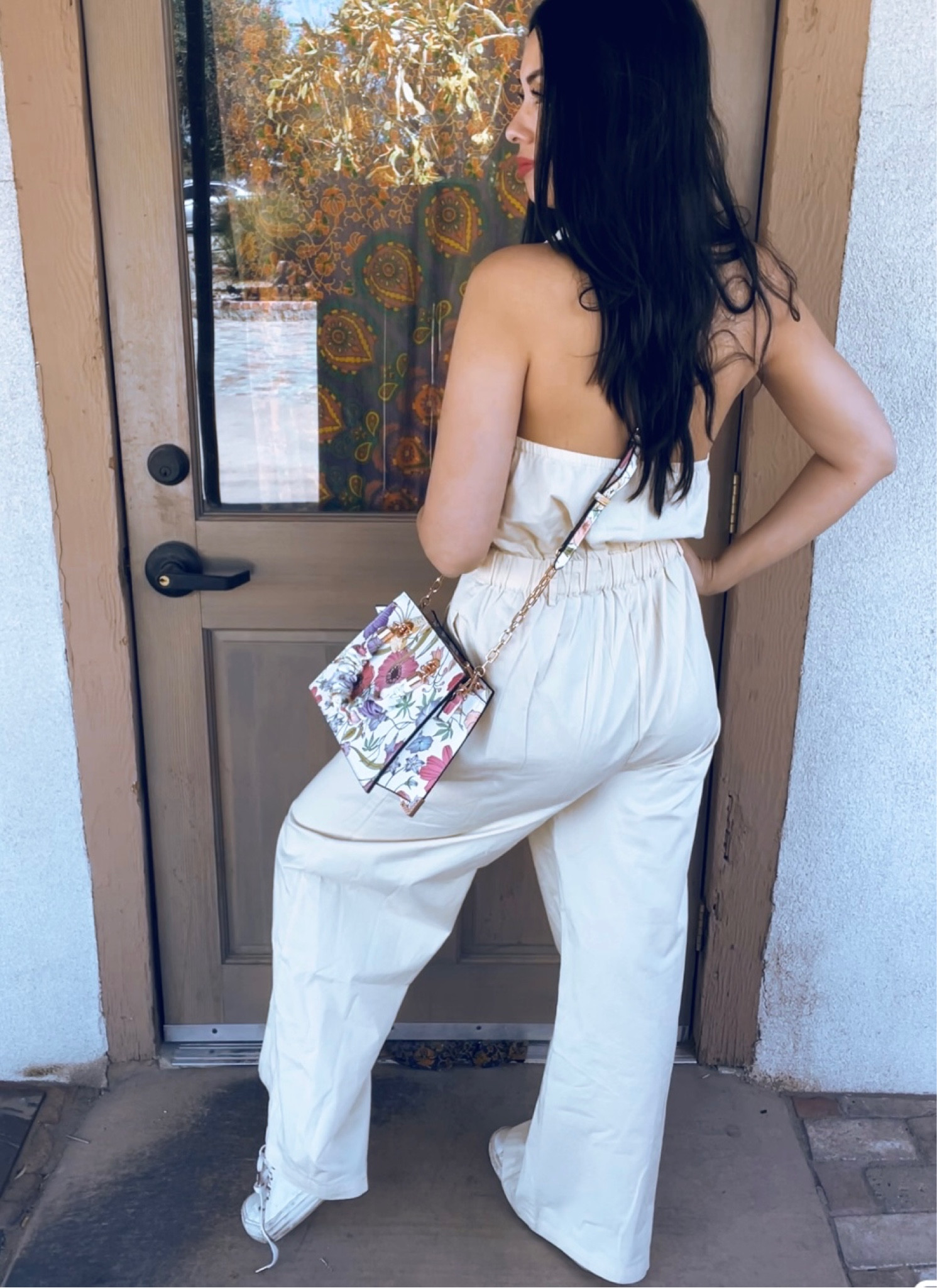 Flared backless jumpsuit ✨ so comfy and cute. Perfect for this sunny weather 🌅

Jumpsuit: Medium(bottom is very flared) could of sized down.

#LTKunder100 #LTKstyletip #LTKwedding