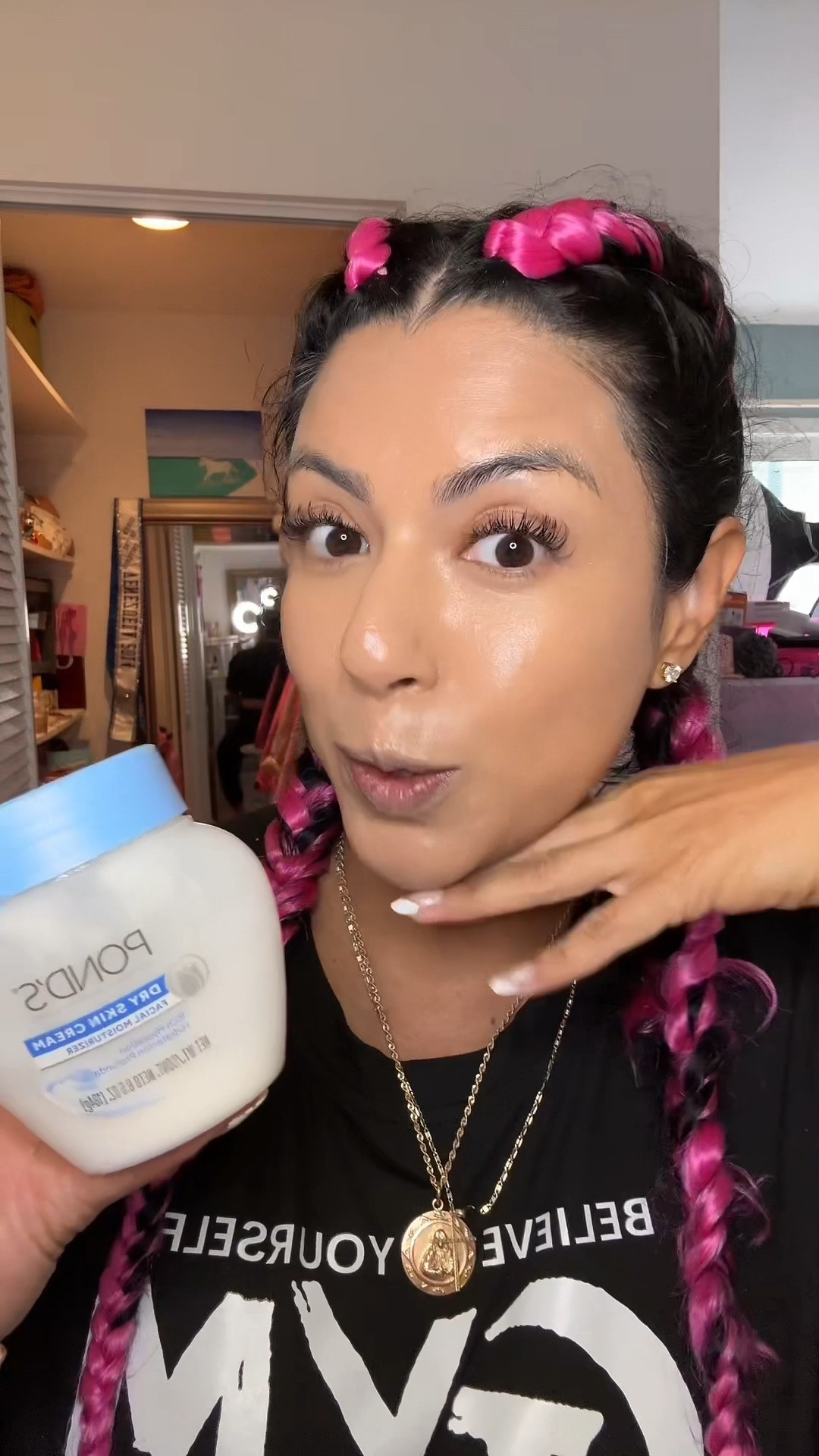 Looks like my abuelita was right all along. Ponds is by far the best moisturizer for my dry skin. It’s honestly better than any expensive moisturizer I’ve tried

#LTKWatchNow #LTKBeauty #LTKOver40