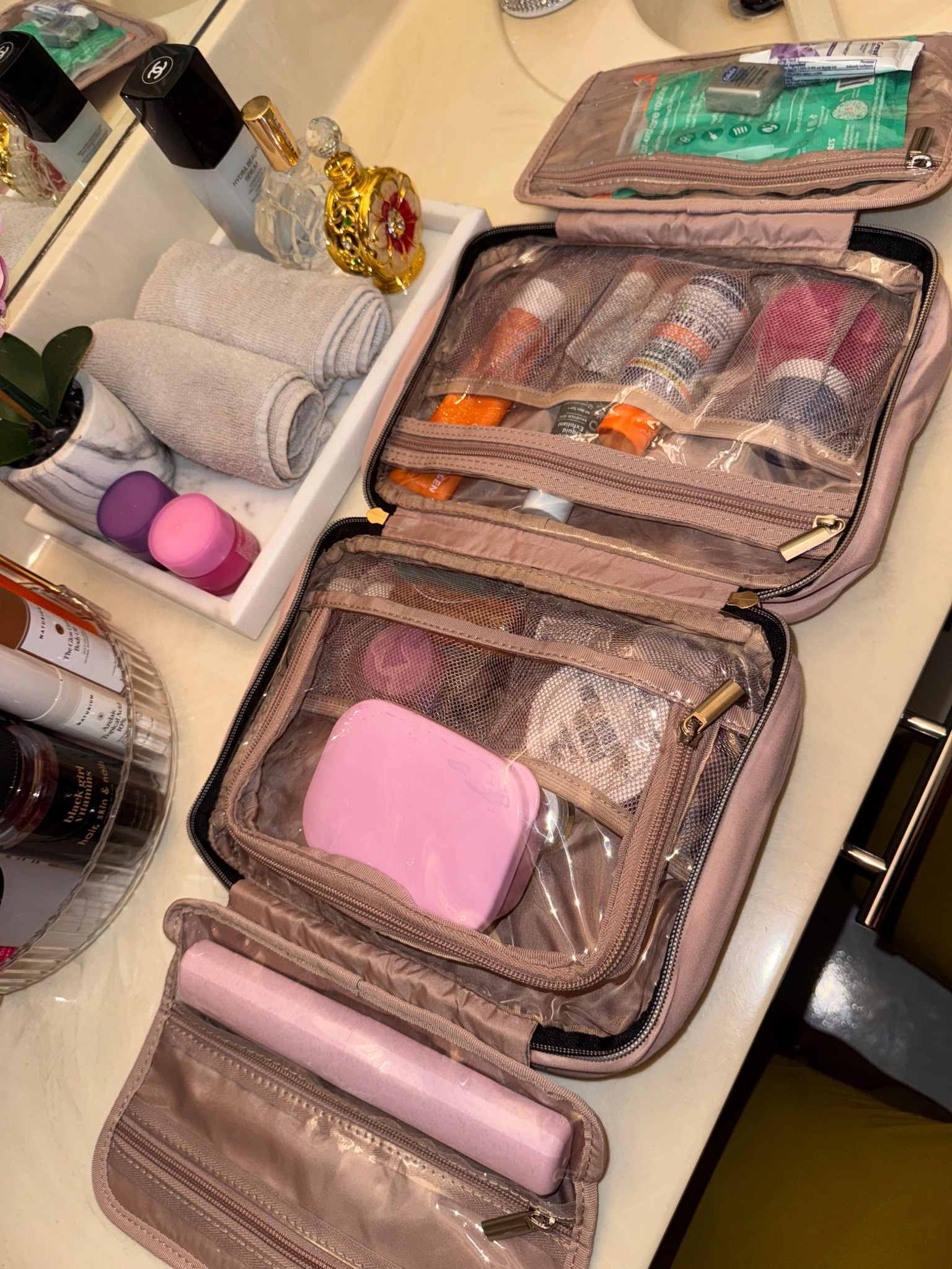 My old travel toiletries bag was on its last leg so I got a new one plus a few travel essentials since I’m back traveling more now. 

#LTKStyleTip #LTKTravel
