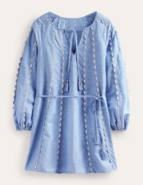 Ric Rac Linen Mini Dress | Boden (UK & IE)