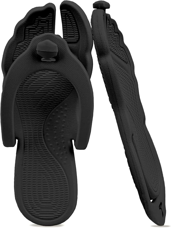 ZOORON Flip Flops for Women Men Travel Slippers Shower Shoes Foldable Bathroom Camp Beach Sandals... | Amazon (US)