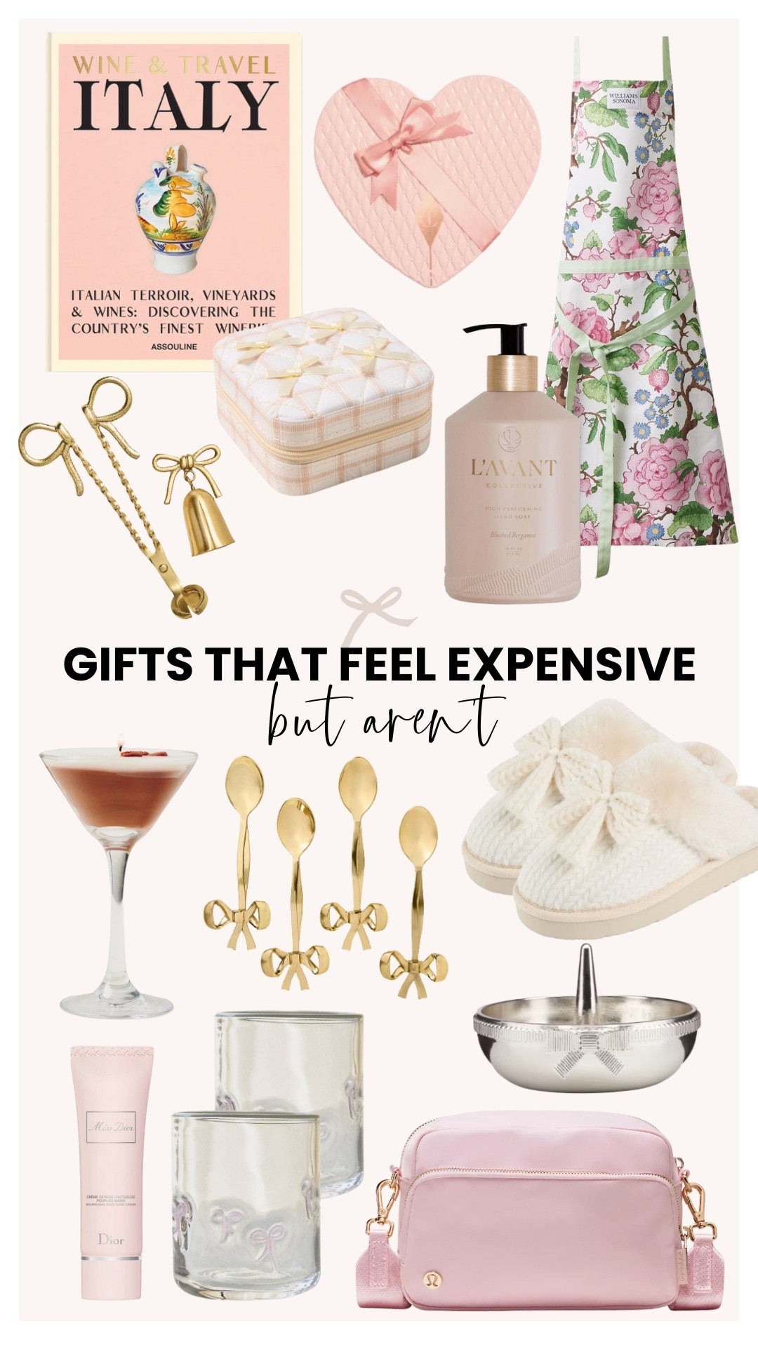 Gifts that feel expensive but aren’t! Aiming for products that are used often and give that luxury feel to them! My favorite ones are the silver ring holder, martini glass candle, and soft slippers. 

#LTKGiftGuide #LTKSeasonal #LTKHoliday