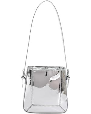 Evening Bag Women Hobo Bag Clutch Y2k Sparkly Silver Purse Tote Handbag Shoulder Bucket Bag Cute ... | Amazon (US)