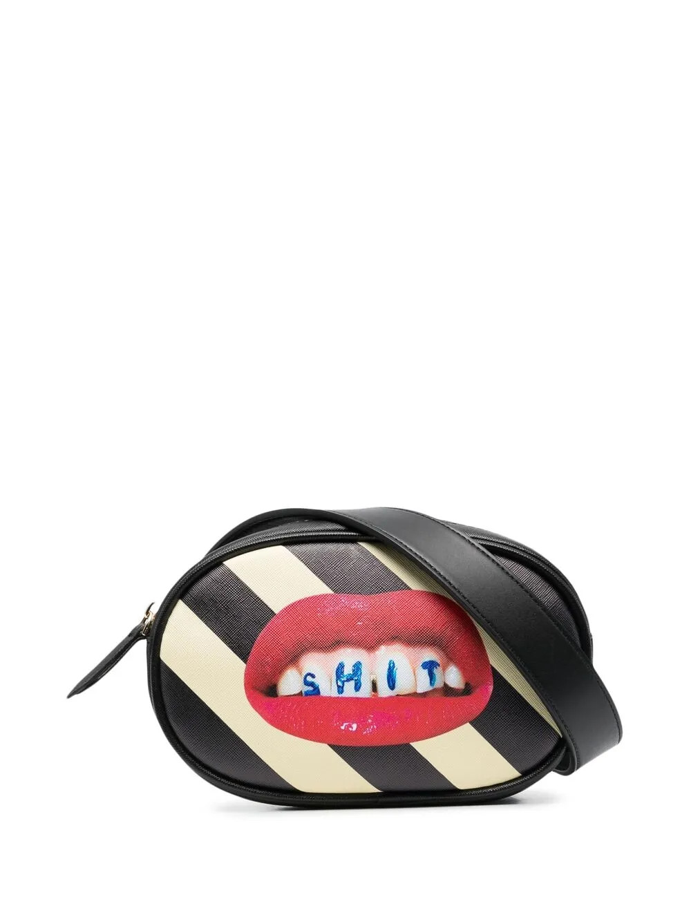 Seletti graphic-print belt bag - Black | Farfetch Global
