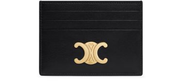 Triomphe in shiny calfskin card holder - CELINE | 24S US