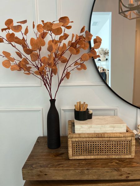 Home decor!! Entry way complete. Console table, home decor pieces, faux eucalyptus tree, mirror, rug (10% off with code ALWAYSMELISS10 ), baskets, storage boxes, and chandelier are all linked! Neutral home decor.c Amazon finds, Amazon home, target , large round mirror is 48"



#LTKunder100 #LTKstyletip #LTKhome