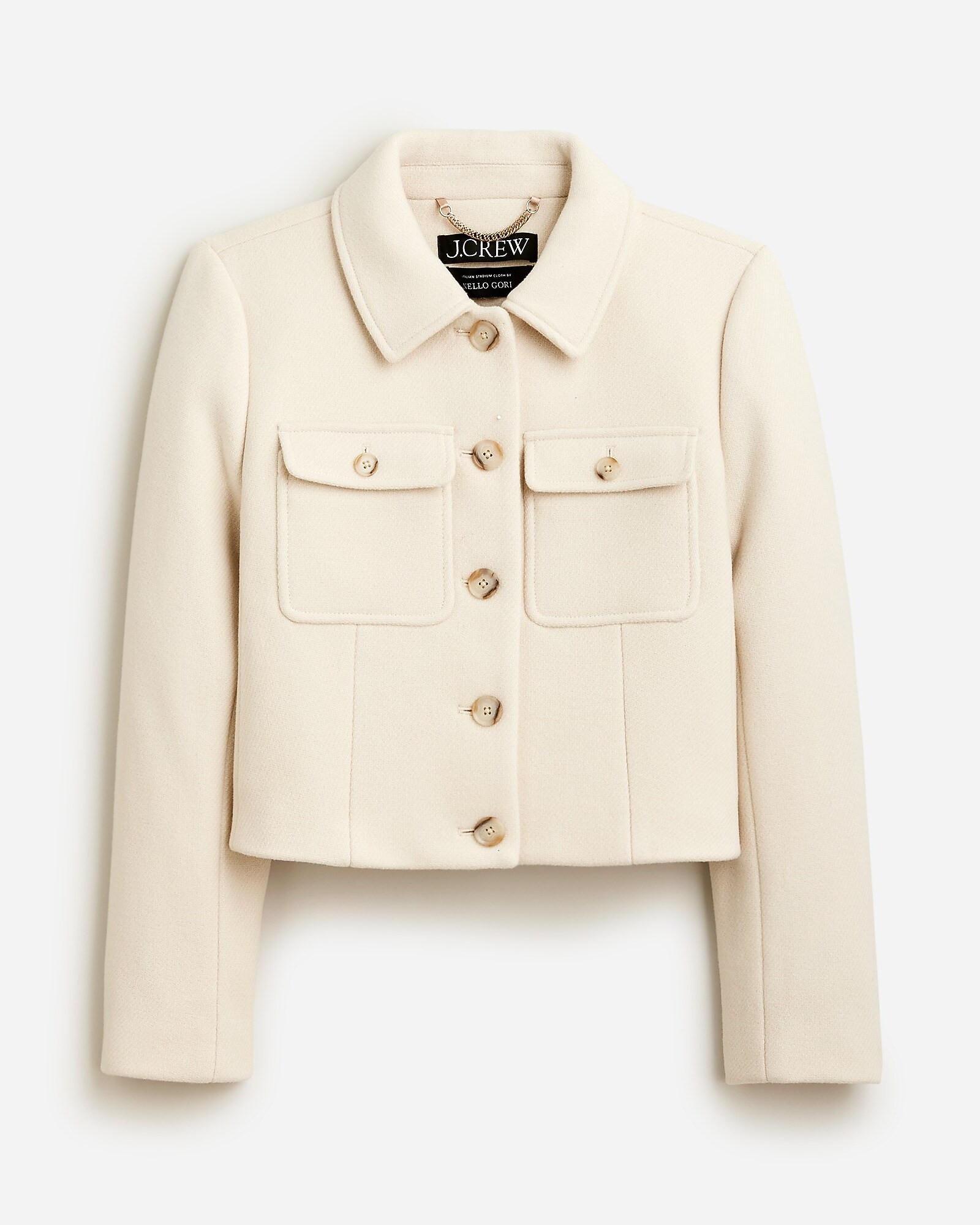 Lady jacket in Italian stadium-cloth wool | J. Crew US