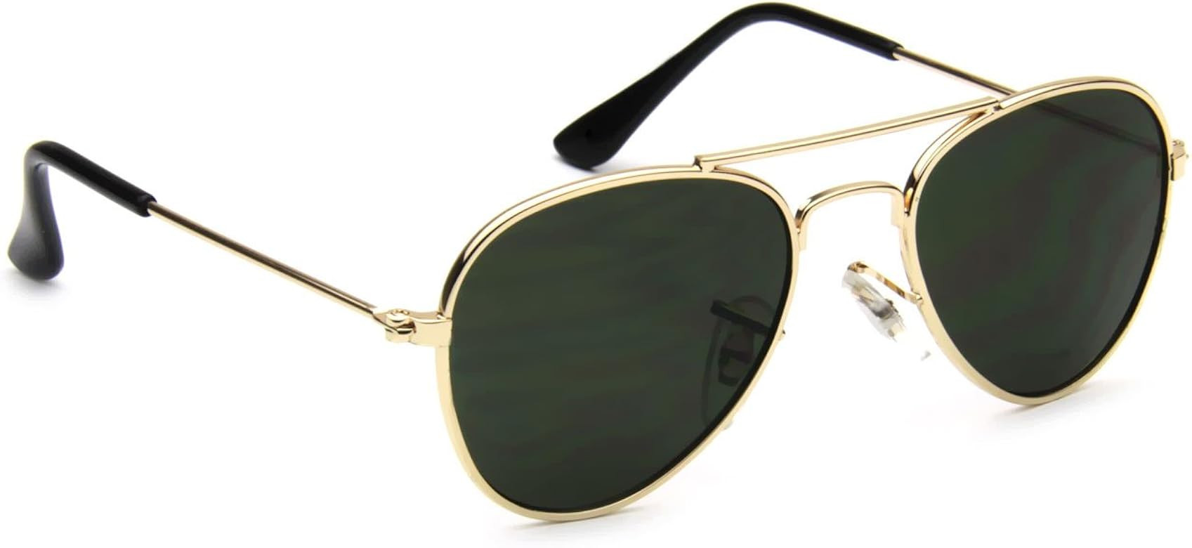 Baby Boy Girl Classic Aviator Style Retro Metal Sunglasses | Amazon (US)