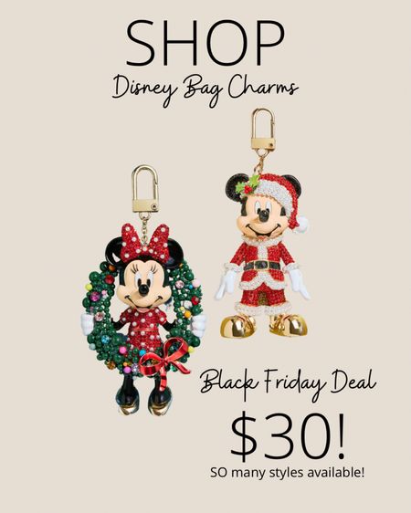 BaubleBar - Disney! 
Black Friday Deals: $30 bag charms! Many styles included! 🎄 

#LTKHoliday #LTKGiftGuide #LTKsalealert