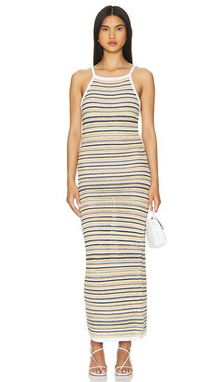 Joelle Midi Dress in Bleach White Multi | Revolve Clothing (Global)