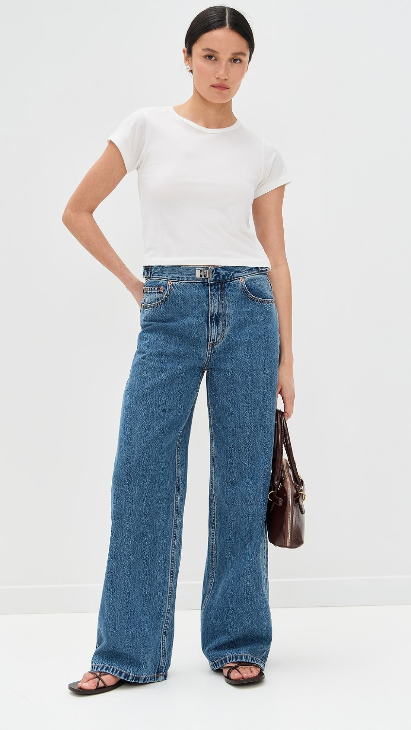 Still Here Buckle Jeans Classic Blue 31 | Shopbop