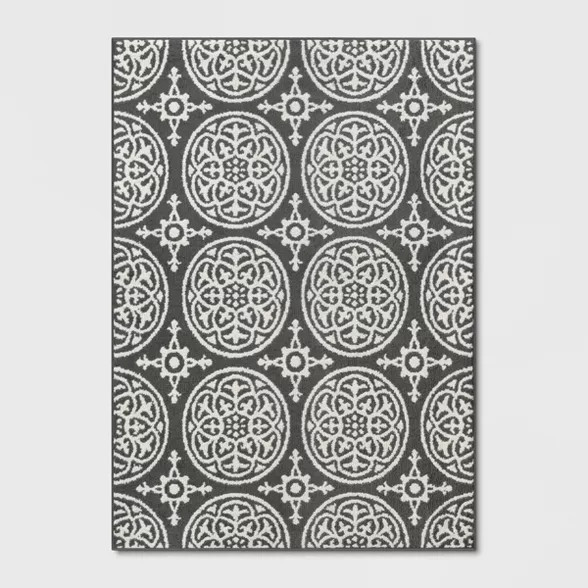 Medallion Washable Tufted And Hooked Rug - Threshold™ | Target