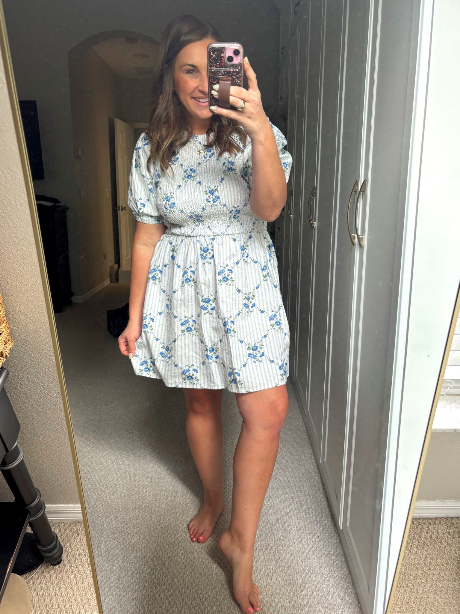 Spring dress, love this print! Easter dress, brunch, Mother’s Day 

TTS- medium 

#LTKgrwm #LTKSpringSale #LTKootd