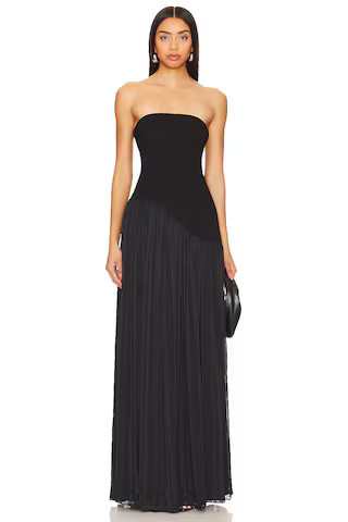 Alice Strapless Gown in Black | Revolve Clothing (Global)